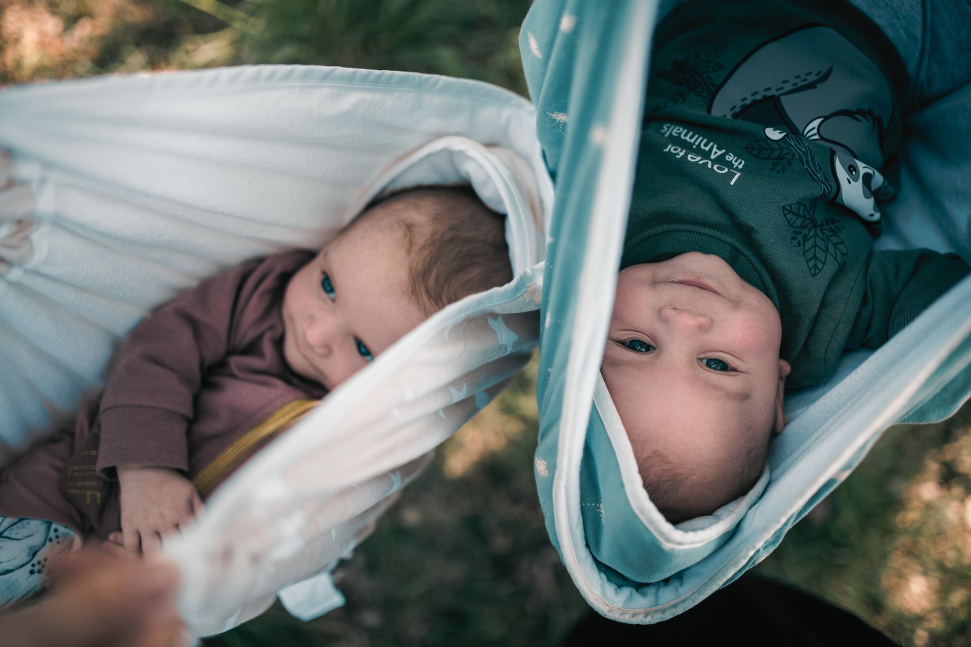 Snugglebundl Baby Hebe- und Wiegetuch Bio Baumwolle Multifunktionstuch fuer Hebammen und Eltern