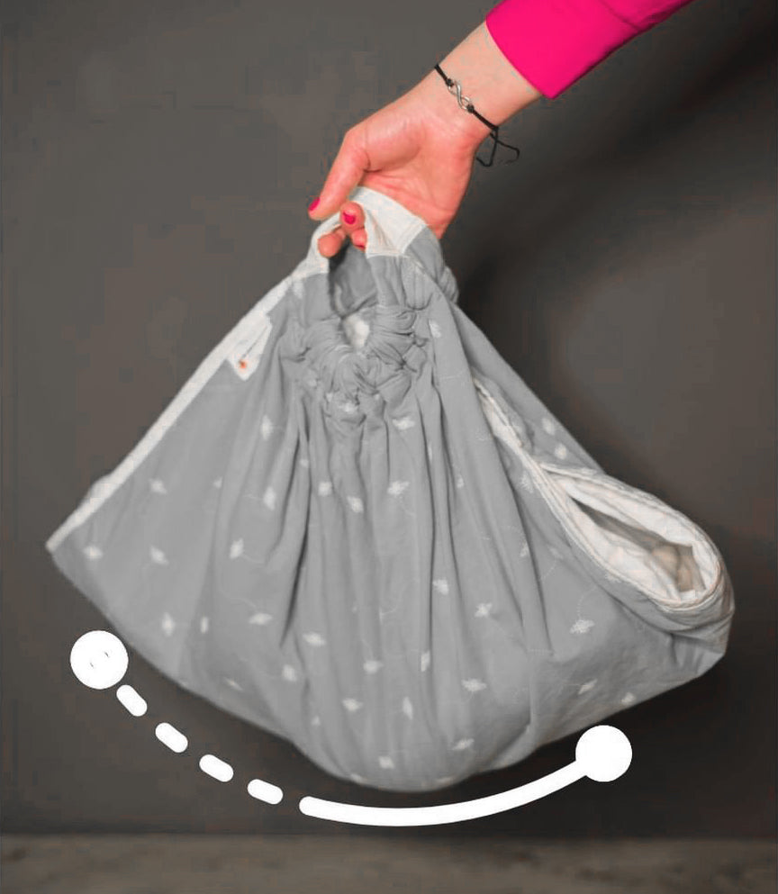 Snugglebundl Baby Hebe- und Wiegetuch Bio Baumwolle Multifunktionstuch fuer Hebammen und Eltern